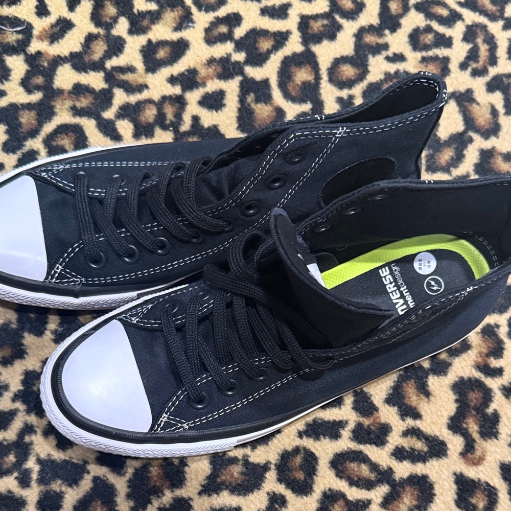 Converse Black and White High-Tops